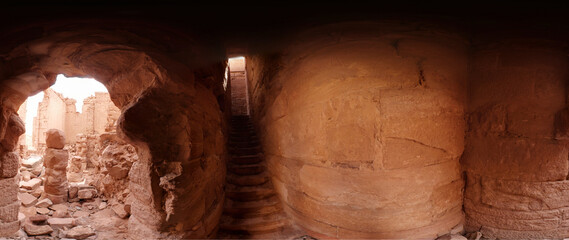 High Resolution 360 Panoramic HDR Images Taken in Petra (Wadi Mousa) and it's most famous...