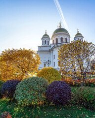 Temple of Alexander Nevsky on autumn 9