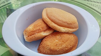 Yummy Soft Bread on a plate