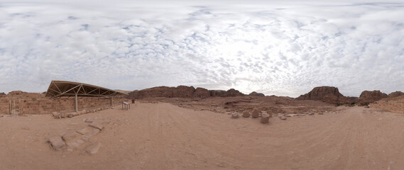 High Resolution 360 Panoramic HDR Images Taken in Petra (Wadi Mousa) and it's most famous...