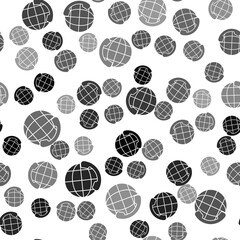 Black Telephone 24 hours support icon isolated seamless pattern on white background. All-day customer support call-center. Full time call services. Vector Illustration.