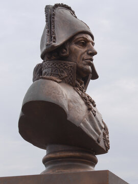 Bust Of Admiral Fyodor Ushakov. Russian Navy Museum