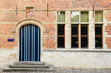 Large beguinage of Leuven, Belgium, Unesco World Heritage Site.