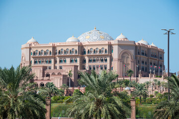 The Emirates Palace in Abu Dhabi, United Arab Emirates. - 377729784