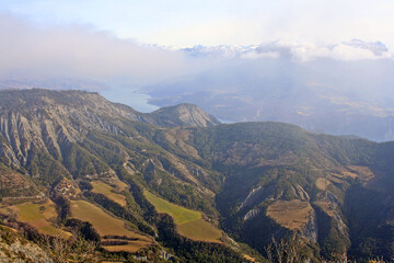 Obraz premium paysage et brumes