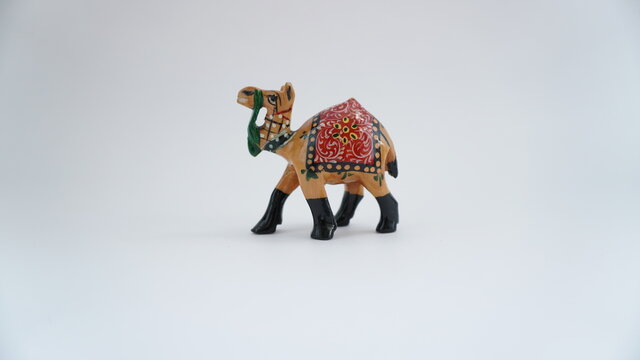 ornate toy wooden camal