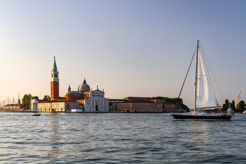 Naklejka premium Sunrise in Venice, Italy