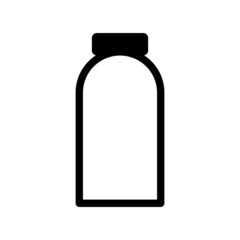 blank white bottle