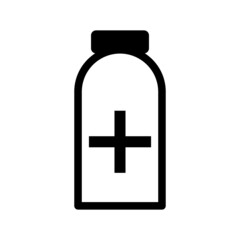 Obraz premium bottle and pills