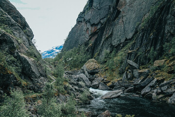 mountain river in the mountains