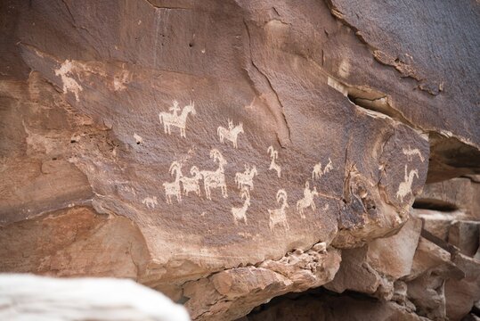 American Indian Petroglyphs in Southern Utah