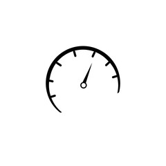 Obraz na płótnie Canvas speedometer logo icon vector