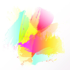 Watercolor paint stains. Vector illustration. It's for design background ideas.