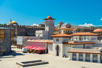 Akhaltsikhe, Georgia - June 13 2018: View of the Rabat Fortress in Georgia