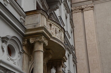 detail of the facade of the cathedral of st mary