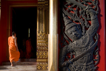Wat Benchamabophit Buddhist Temple, Bangkok, Thailand