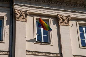 flaga LGBT  © FOTOWAWA