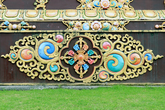 Buddha Park of Ravangla. Beautiful huge statue of Lord Buddha, at Rabangla, Sikkim, India. Gautam Buddha statue in the Buddha Park of Ravangla in Sikkim. Outdoor decoration of  Buddha Park in Sikkim.