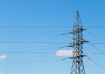 urban power supply, high voltage, high-power electric poles in urban areas