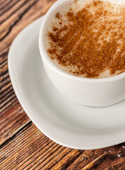 Turkish Salep or Sahlep with cinnamon