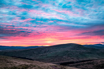 Sunset, Brecon Beacons, Wales