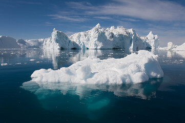 Underwater Icebergs, Ililussat, Greenland © Paul