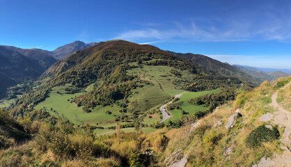 Naklejka premium Beautiful France landscape in a splendid sunny day