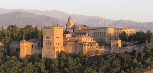 Fototapeta na wymiar Castello medievale in Spagna - Alhambra