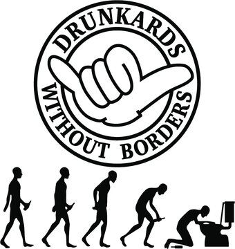DRUNKARDS WITHOUT BORDERS - BORRACHOS SIN FRONTERAS
Logo Vector