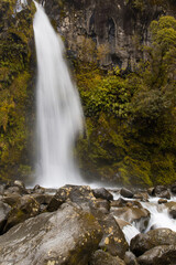 Fototapeta na wymiar Taranaki Waterfall in Tongariro Nationalpark