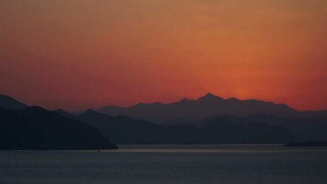 Glow in the Taurus Mountains