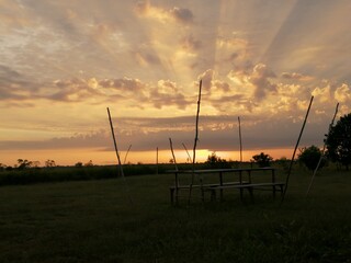 atardecer llanero