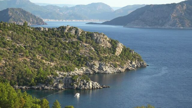 Mountain Shore Amos Island Turkey