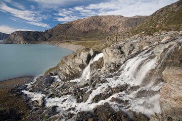 Waterfall, Disko Bay, Greenland