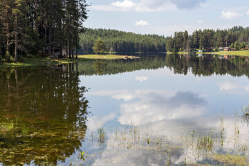 Landscape with Shiroka polyana Reservoir, Bulgaria