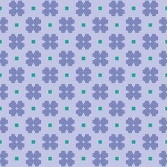 Vector seamless pattern texture background with geometric shapes, colored in blue, green colors.