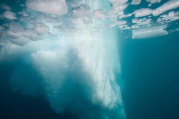 Underwater Icebergs, Ililussat, Greenland