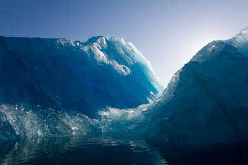 Fototapeta na wymiar Glacial Iceberg, Greenland