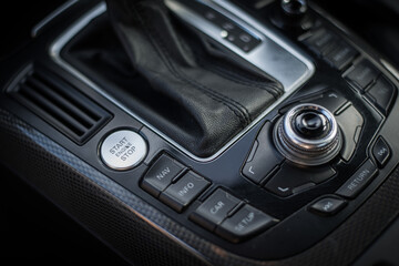 Car control console