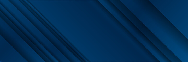 Obraz premium Modern blue abstract banner background. Liquid abstract background. Blue fluid vector banner template for social media, web sites. Wavy shapes