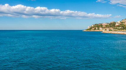 Fototapeta na wymiar Scenic Coastline View in Nice, France