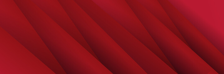 Fototapeta premium Modern abstract red banner vector background