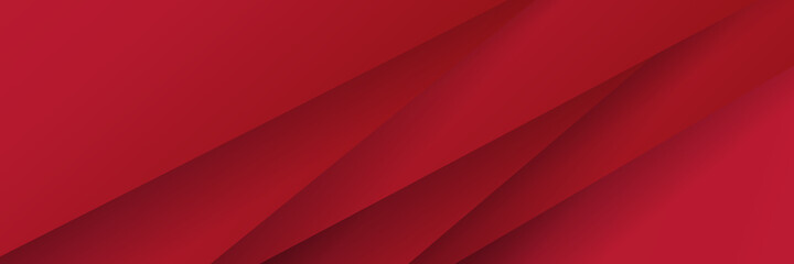 Modern abstract red banner vector background
