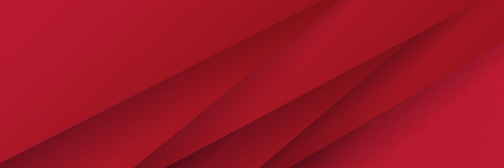 Obraz premium Modern abstract red banner vector background