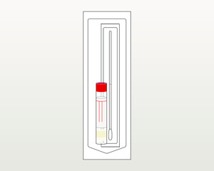 Test tube and sterile swabs, nose SWAB, Output of Viral Transport Kits for Collection of Upper Respiratory Samples