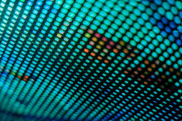 CloseUp LED blurred screen. LED soft focus background. abstract background ideal for design.