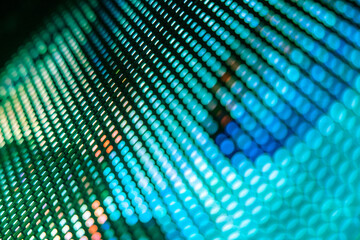 CloseUp LED blurred screen. LED soft focus background. abstract background ideal for design.
