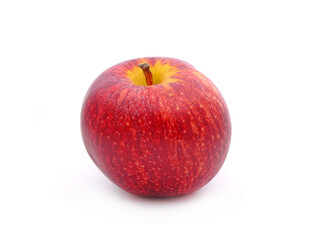 Organic Gala Apples isolated on white background
