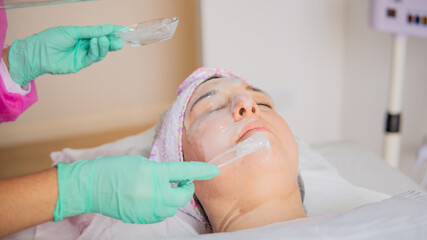 Aesthetics and beauty salon with facial treatments and alternative therapies