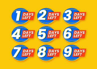 Number of days left promotion business can you using in banner or web